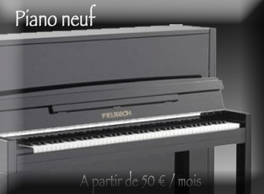 Location de piano neuf avec option d'achat