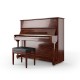 Steinway & Sons K-132 - Piano droit palissandre d'Inde oriental