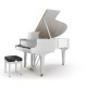 Steinway & Sons Modèle A-188  -  Piano 1/4 de queue blanc brillant