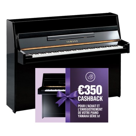 Piano droit YAMAHA B1 Opération Cash Back