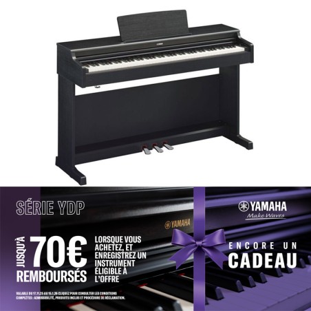 Piano numérique YAMAHA YDP165  - Offre cash back