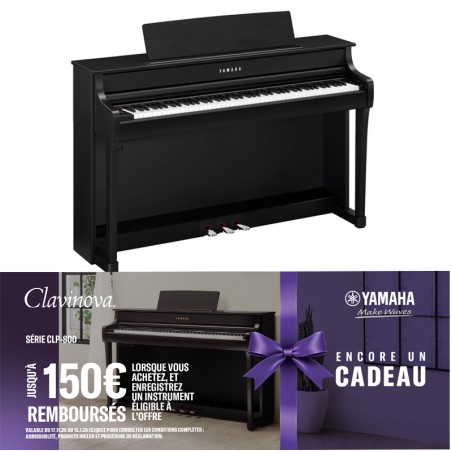 Piano numérique YAMAHA CLP845 - Offre cash back