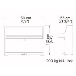 Piano droit YAMAHA B1