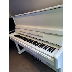 piano d'occasion feurich 122 blanc brillant
