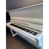piano d'occasion feurich 122 blanc brillant
