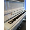 piano d'occasion feurich 122 blanc brillant