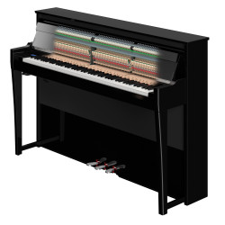 Piano hybride YAMAHA NU1XA noir verni