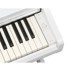 Coté droit piano numérique YAMAHA YDP166 en finition blanc