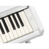 Coté droit piano numérique YAMAHA YDP166 en finition blanc