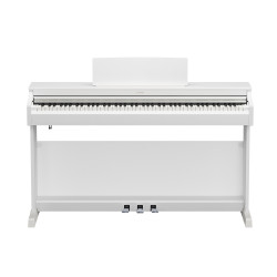 Vue de face du Yamaha YDP-166 blanc