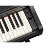 Coté droit piano numérique YAMAHA YDP166 en finition noire