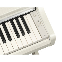 Coté droit piano numérique YAMAHA YDP166 en finition bouleau blanc