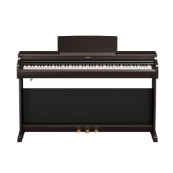 Vue de face du Yamaha YDP-166 bois de rose