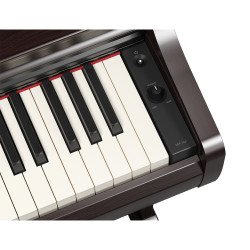 Coté droit piano numérique YAMAHA YDP166 en finition bois de rose