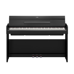 Vue de face du piano numérique Yamaha YDP-S36 noir