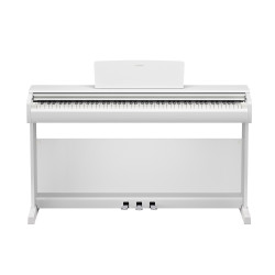 Un meuble élégant inspiré du piano acoustique, idéal pour la maison ici présenté en blanc