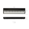 Dimensions piano numérique ROLAND FP40