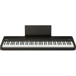 Piano numérique portable ROLAND FP40 noir vue de face avec pupitre