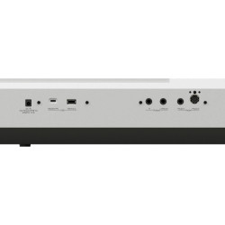 Vue connectique arrière du piano ROLAND FP40 blanc