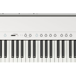 Zoom sur le panneau de commande du piano ROLAND FP40 blanc
