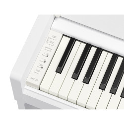 Design compact du piano numérique Yamaha YDP-S36 blanc