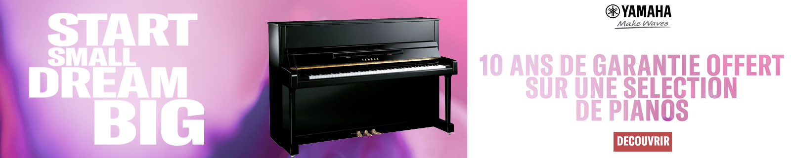 Garantie 10 ans Yamaha piano