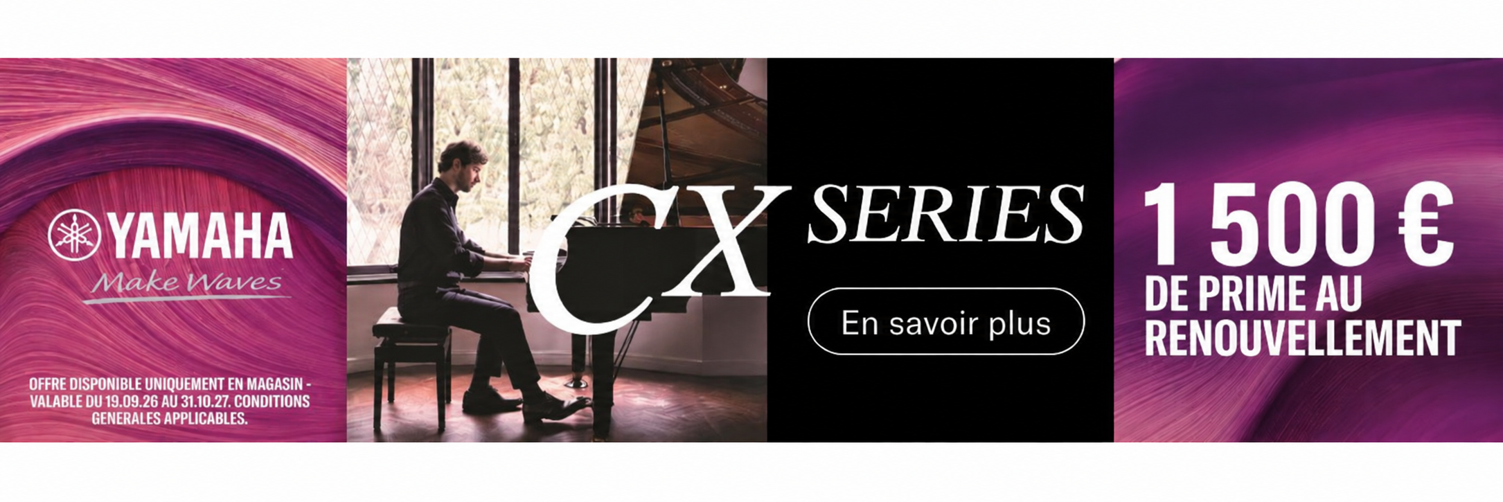 Offre renouvellement yamaha cx 2026