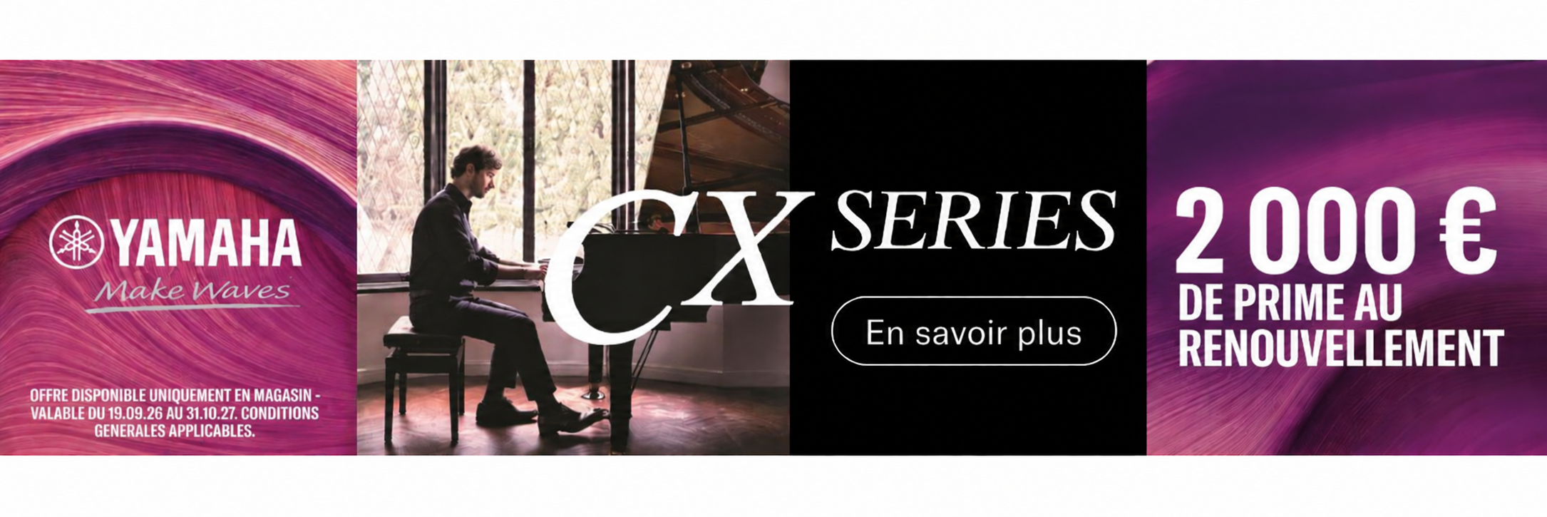 Offre renouvellement yamaha cx 2026